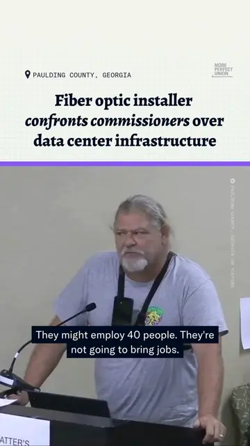 James Bender, a 20-year fiber optics industry worker, confronted the Paulding Co