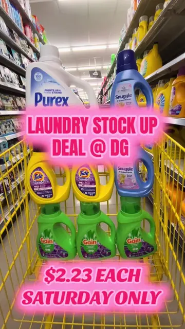 FINALLY A laundry deal worth sharing! If you have that $10 off $30 coupon this d
