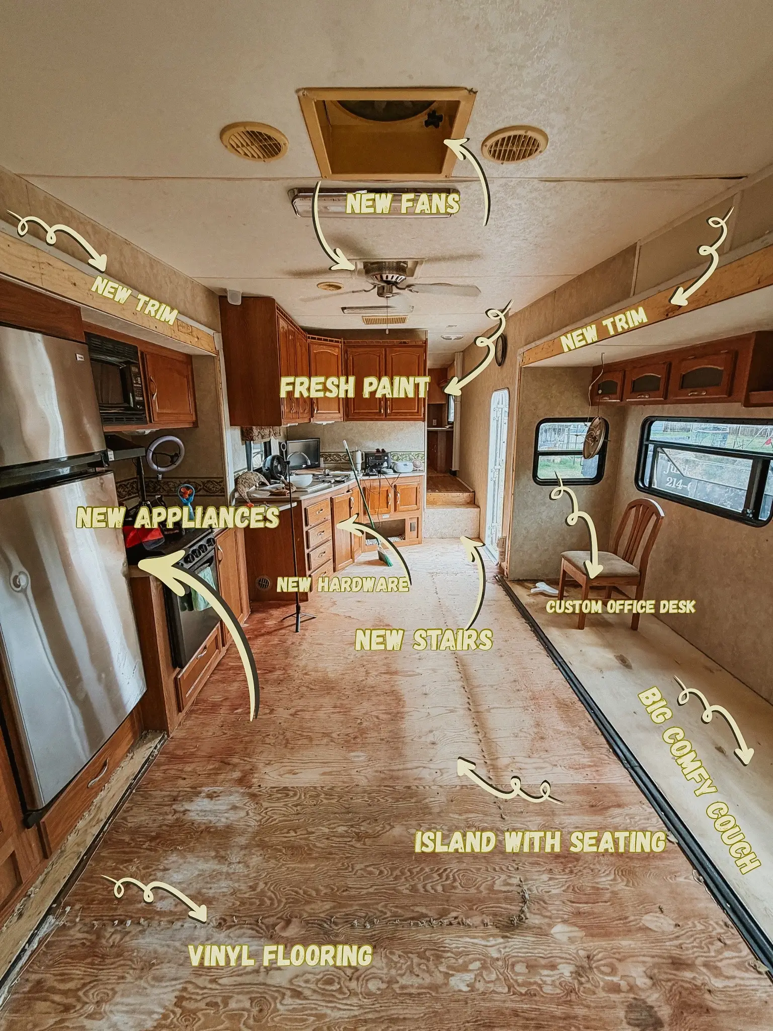 Living tiny is not something new to me. This RV is actually more space than we’v