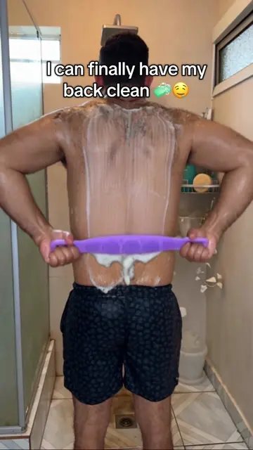 This silicon back scrubbler is perfect while showering 😍 #back  #scrubbler #sho