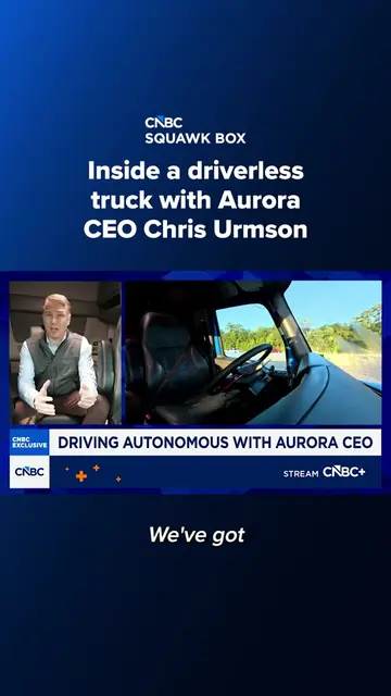 #Aurora CEO Chris Urmson talks with CNBC's Phil Lebeau about the company’s drive