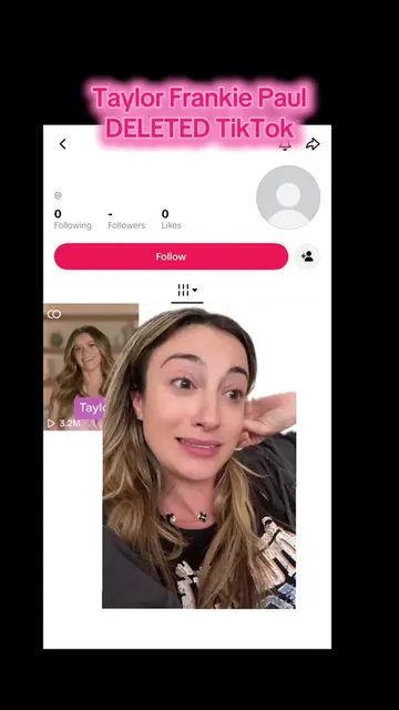 Taylor Frankie Paul just deleted TikTok. Following her huge announcement that sh