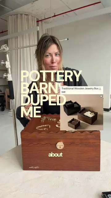 Pottery Barn decided to dupe my small business @Curio Blvd and make a shittier v