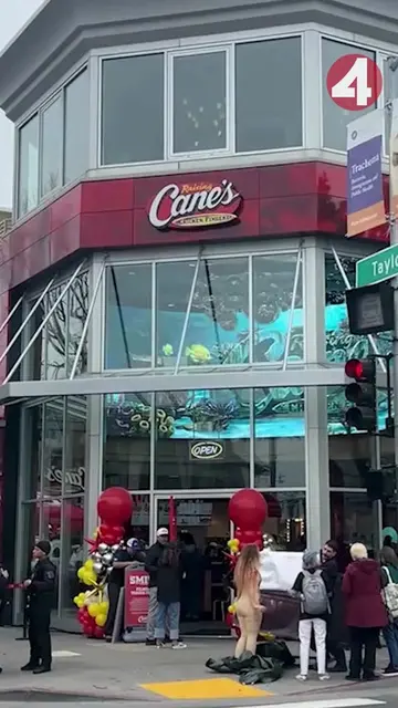 Raising Cane’s is officially open at Fisherman's Wharf, the fast-food chain's fi