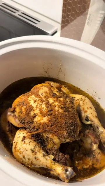 I promise I know it’s not technically “rotisserie” 😂 This is the at-home versio