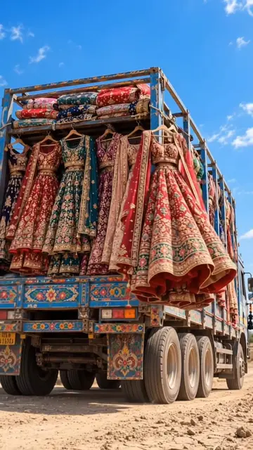 A breathtaking fully embroidered Indian/Pakistani lehenga choli takes an impossi
