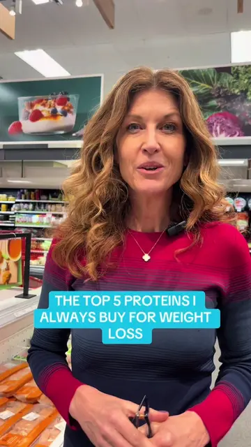 The top five proteins I always put in my cart: 1. Chicken thighs 2. 93% lean gro