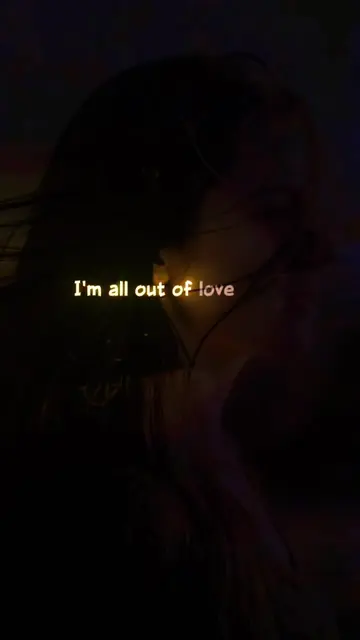 🎶 All Out of love#CapCut #lyrics #alloutoflove #80smusic #lipsync 