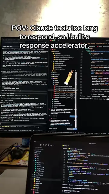 POV: Claude took too long to respond, so I built a response accelerator. #coding