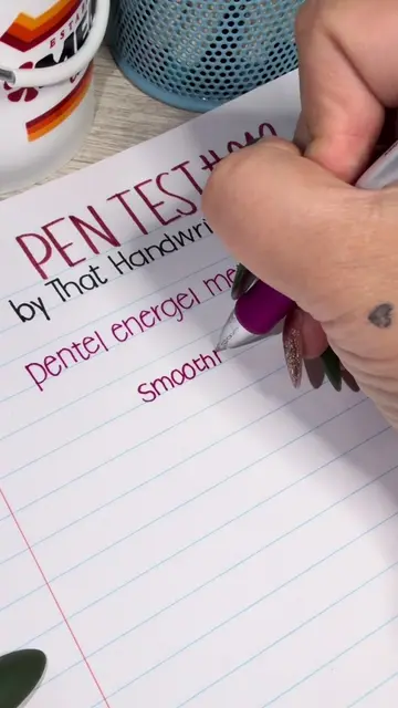 Tbh this pen is one of my FAVES…and for good reason! 💕  Which pen do yall want 