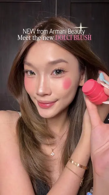 Meet my new blush obsession🩷✨ Armani Beauty’s new DOLCI BLUSH in 01 —   GET EXC