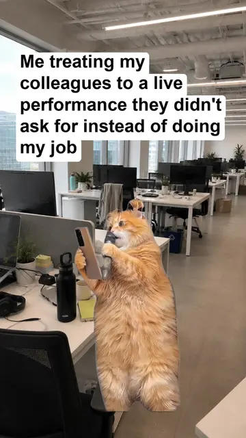 Tiny Desk Concert, but everyone has a deadline. #workmemes #officehumor #coworke
