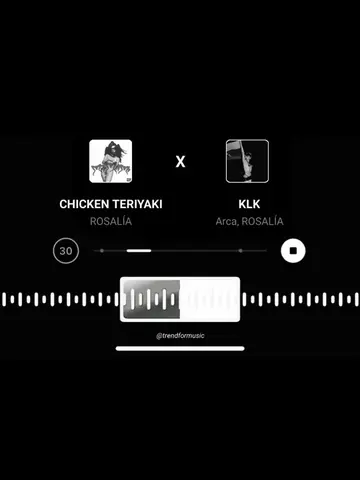 CHICKEN TERIYAKI X KLK | dm for song promo 📩 #fyp #musicvibes #spotifymix #song