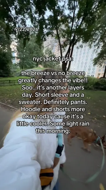 Happy first day of fall!!!  #nycjacketpsa#nyc#nycweather#weather#newyorkcity 