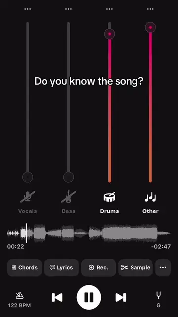 Remove vocals from any sond for free with @Stemz.ai #stemz #music #tool 