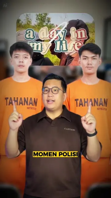 Momen Polisi Tangkap Pemeran “A day in my life”