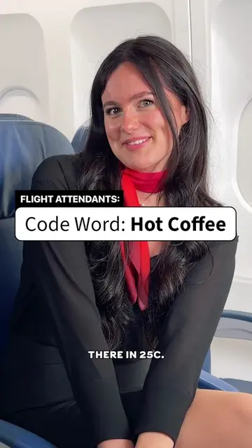 Adding this one to our flight vocabulary. ☕️😜 Have you heard your flight crew s