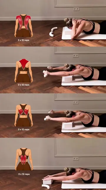 4-Min Toned Back Workout 💪 Build back definition + create a more snatched shape