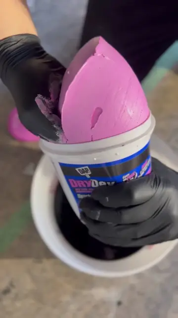 Roman clay look without the Roman clay? Mixing drywall compound and paint create