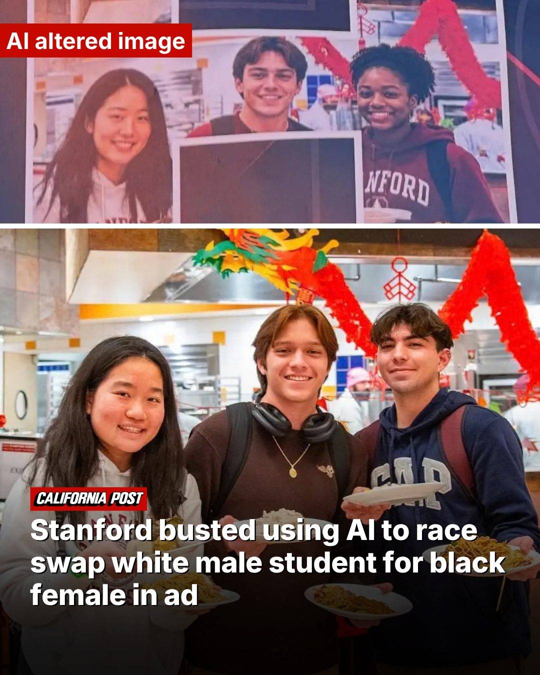 Stanford is sparking backlash after the university used AI to race and gender sw