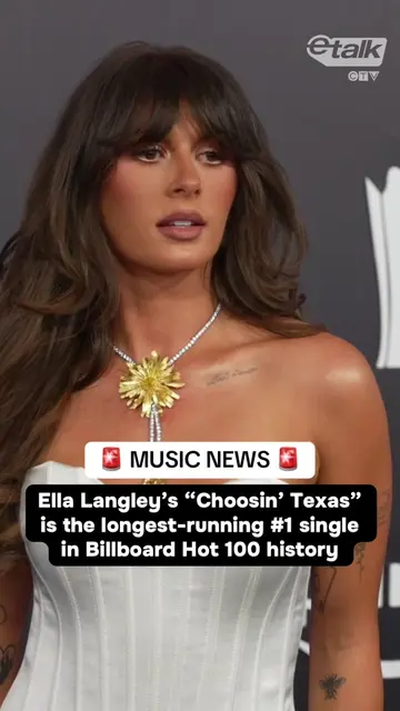 Ella Langley has officially made Billboard Hot 100 history 👑 Her song “Choosin’