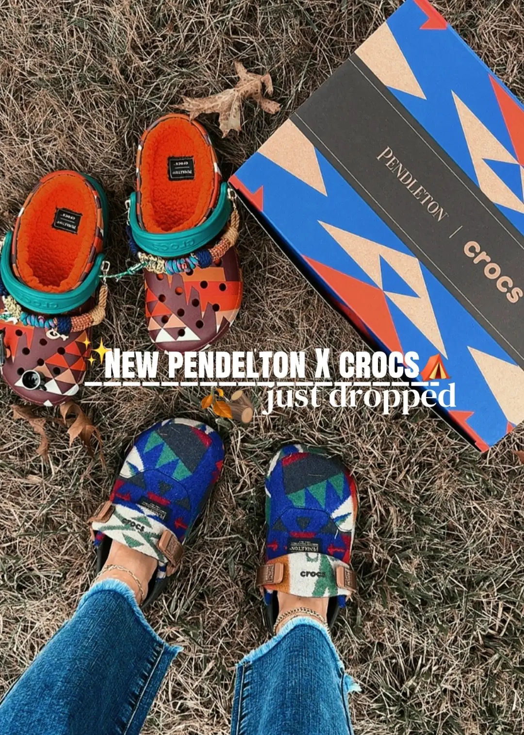 The ultimate fall drop 🪵🍂 The new Pendleton Crocs just landed on TikTok Shop a