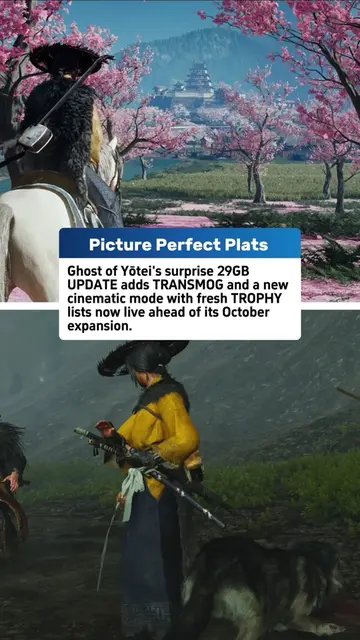 Ghost of Yōtei has received a surprise 29GB update ahead of its Complete Edition