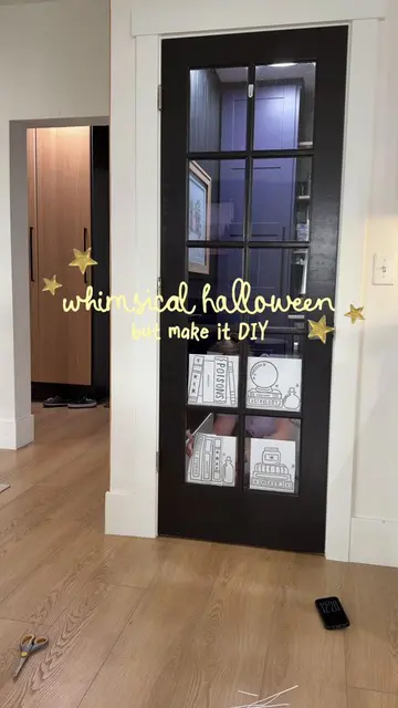Nostalgic Halloween decor but make it DIY! 🤎✨🍁🎃 #diyhalloween #halloweendecor