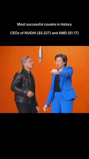 Wild that two cousins are CEOs of two of the world’s most important GPU companie