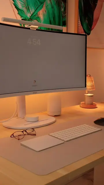 My desk must-haves for a productive work from home set up #creatorsearchinsights