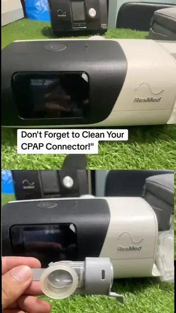 You clean your CPAP mask, but do you remember the connector? 🫧 This small part 
