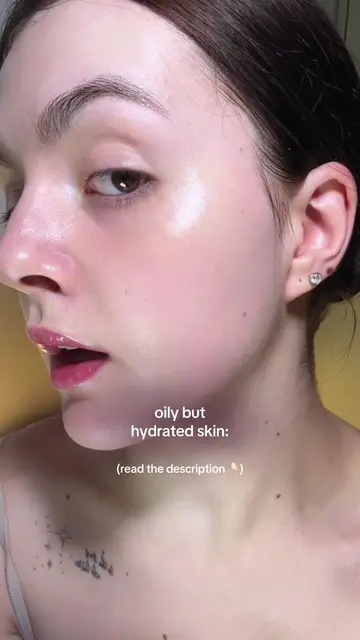 HOW TO stop your skin from being oily but dehydrated? 🫣 1. take a break from ac