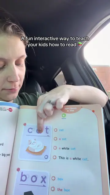 A fun interactive way to help our young kids learn how to read and sound out let