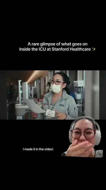 So proud to be a part of Stanford Healthcare’s ICU team 🥹✨ Here’s a rare glimps