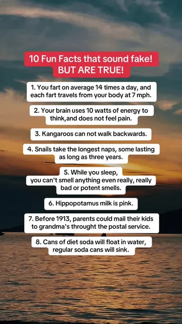 These facts are wild 🤯 Which one surprised you the most? #CrazyFacts #DidYouKno