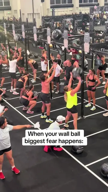 Safe to say we had some wall ball drama😅😅 What makes this so comical to me is 