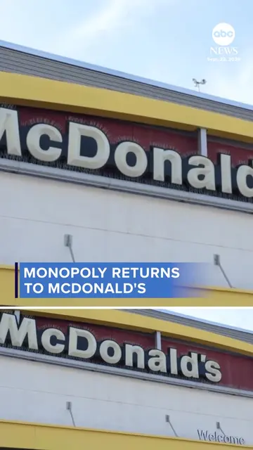 Monopoly will return to restaurants nationwide beginning Oct. 6 for a limited ti