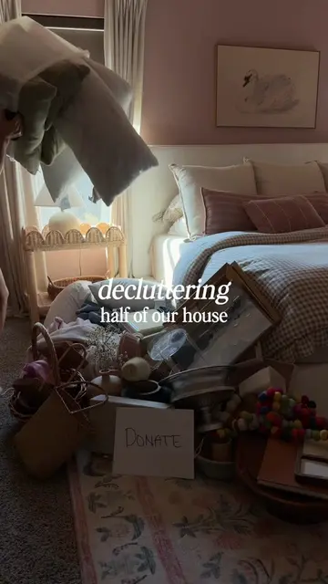 The second worst room in the house 😵‍💫📦🗑️ #decluttering #declutterwithme #cl