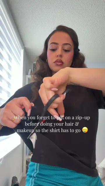 & it was my fave @UNIQLO Canada shirt 😠😭 #makeup #hair #softglam #toronto #uni