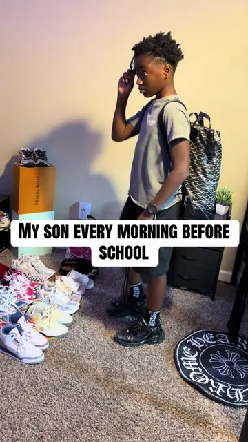 POV: my son every morning before school #blowthisup #viral #designer #fishgoo 