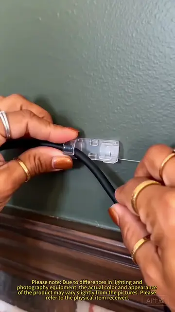 Nodrill transparent cable organizer invisible notrace#fyp #fypシ #fypシ゚viral #vir
