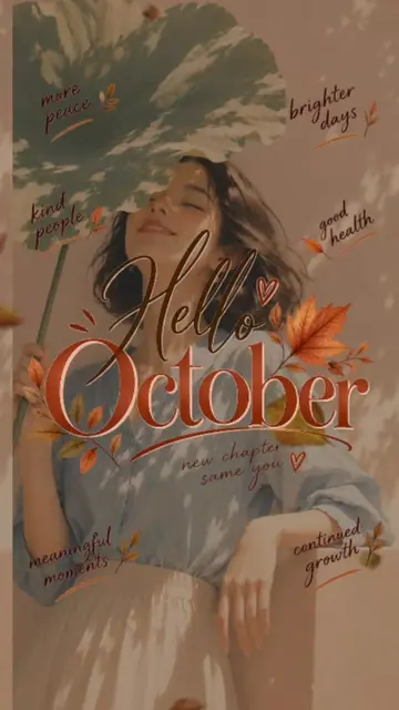 Hello October ❤ #CapCut #hellooctober #welcomeoctober #capcutpioneer #pioneertem