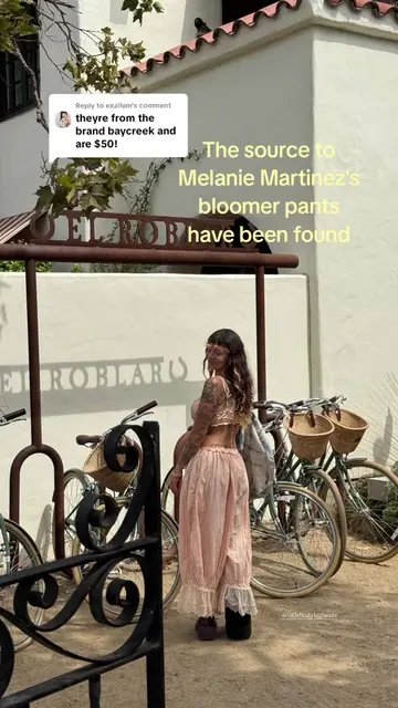 Replying to @exzilum  The source to Melanie Martinez's bloomer pants by Baycreek