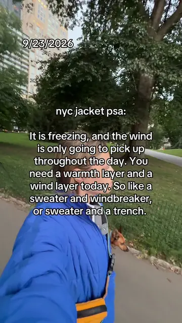 Feels like this morning is 48 🙊 #nycjacketpsa#nycweather#weather#newyorkcity#ny