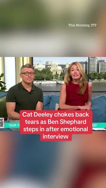 This Morning's Cat Deeley chokes back tears as Ben Shepherd is forced to take ov