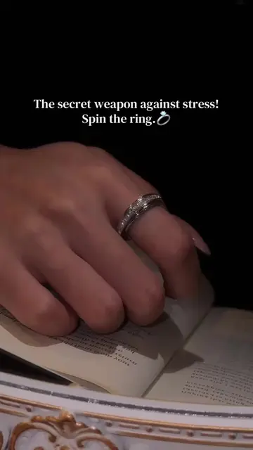 Small movement. Big relief.#rings #anxietyrelief #giftforher #fyp #tiktokshopfin