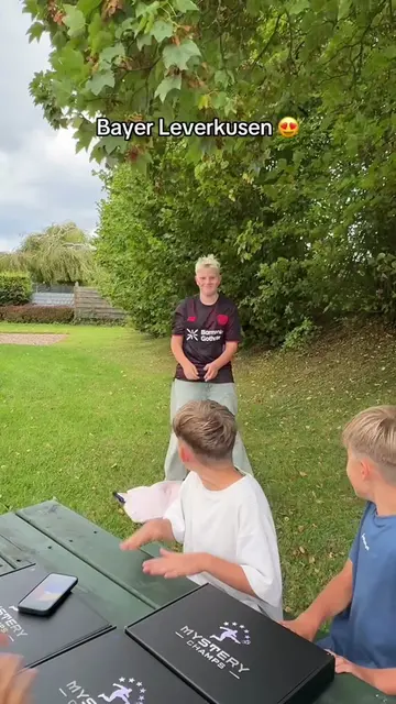 Bundesliga Trikot Mystery Unboxing 😍⚽️ #kids #mysterychamps #unboxing #fussball