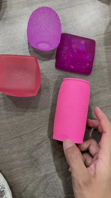 softer harder in between #squishy #slushy #crunchy #squishychallenge 