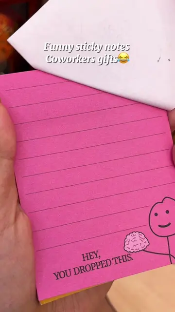 These sticky notes are not only relatable, but they are funny, too! They also ma