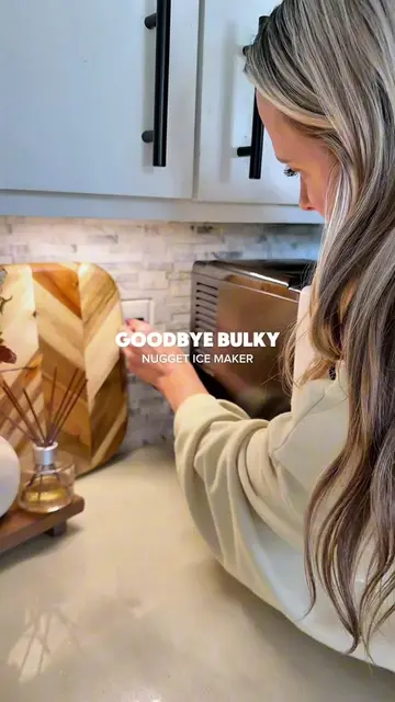 Finally, an aesthetic nugget ice maker that doesn't take up much space and isn’t